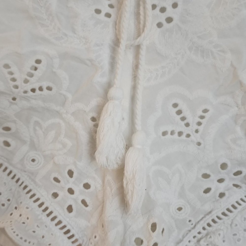 Spell White Damsel Lace Shorts Size S Coastal Cowgirl - Picture 6 of 16